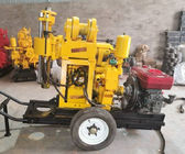 Motor diesel hidráulico portátil Xy-1a de la perforadora de Borewell del movimiento fácil 22hp